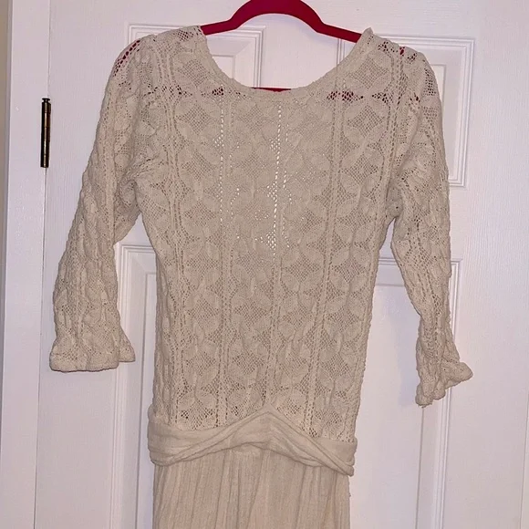 white christmas dresses Zen Mini Dress Peace Train Natural / M/L